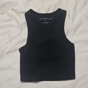 Aeropostale Women's Black Crop Top